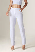 Pantalon droit tailleur Cleo (bleu bébé)