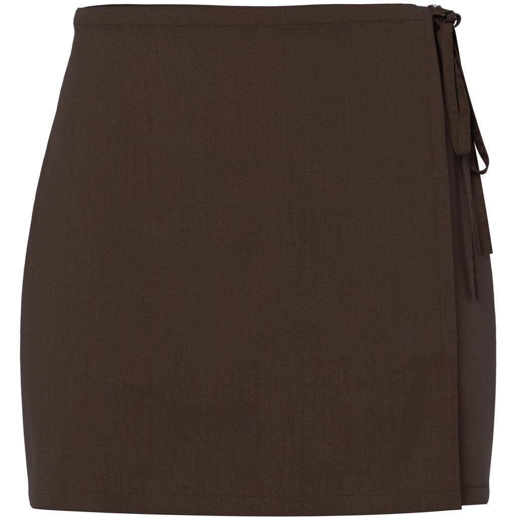 Jupe femme PCBOSELLA - Chocolat intense