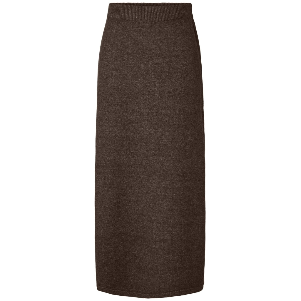 Jupe femme PCSALLY - Chocolat intense