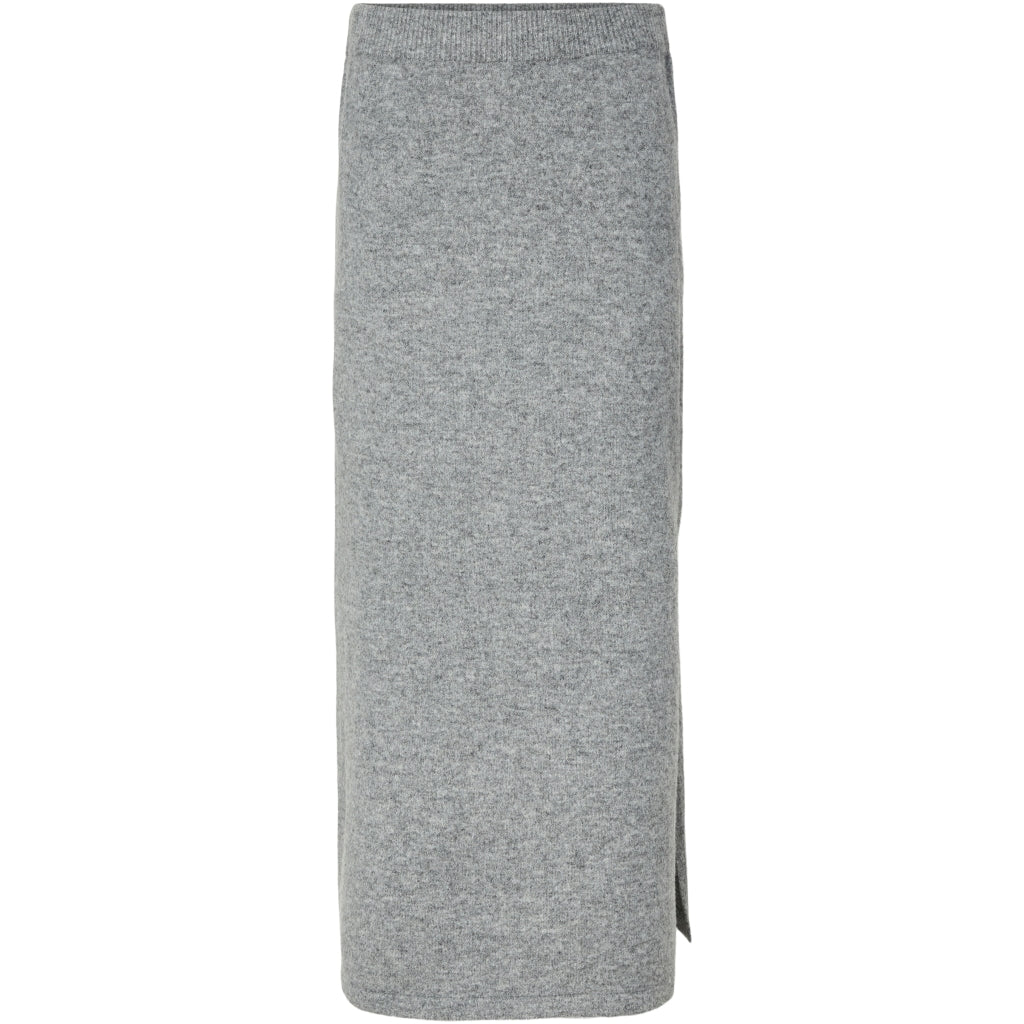Jupe femme PCSALLY - Gris moyen chiné