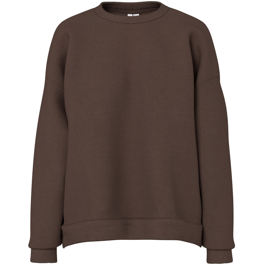 Sweat-shirt femme PCCHILLI - Chocolat intense