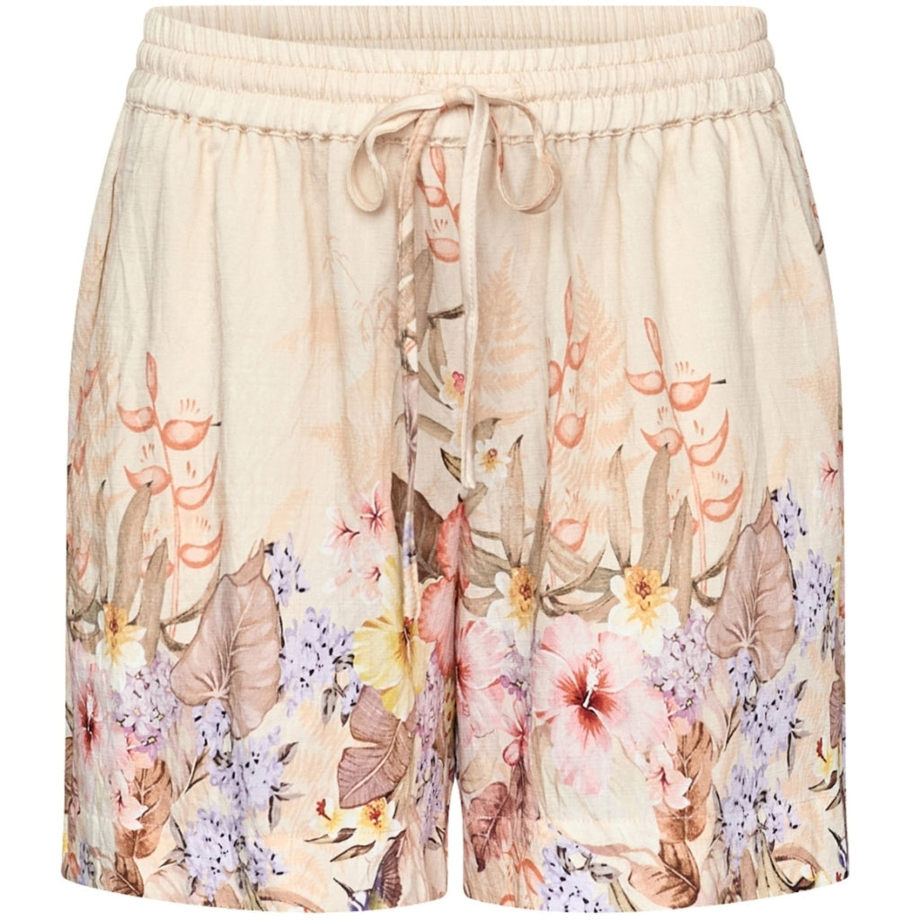 Short femme ELLA - Bordure fleurie